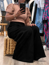Load image into Gallery viewer, Wide Leg Sweatpants (Black)