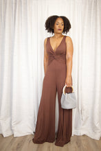 Load image into Gallery viewer, Front-detail Jumpsuit (Brown)
