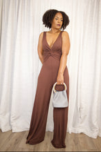 Load image into Gallery viewer, Front-detail Jumpsuit (Brown)
