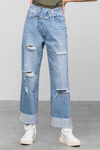 Load image into Gallery viewer, Crossover Straight Leg Jeans
