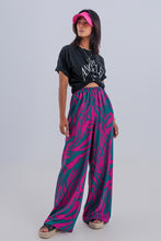 Load image into Gallery viewer, Animal Print Wide Leg Pants
