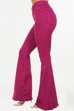 Load image into Gallery viewer, Bell Bottom Jeans (Plum)
