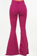 Load image into Gallery viewer, Bell Bottom Jeans (Plum)
