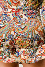 Load image into Gallery viewer, Two-piece Paisley Short Set
