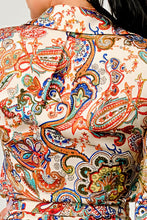 Load image into Gallery viewer, Two-piece Paisley Short Set
