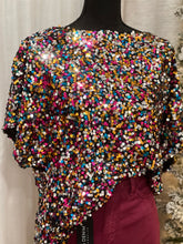 Load image into Gallery viewer, Oversized Sequin Top
