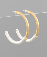 Load image into Gallery viewer, Half Tube Earrings
