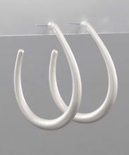 Load image into Gallery viewer, Teardrop Open Hoops
