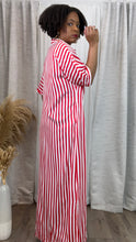 Load image into Gallery viewer, Striped Duster (Red)
