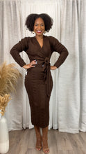 Load image into Gallery viewer, Cable Knit Wrapped Midi
