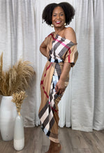 Load image into Gallery viewer, Print Off-Shoulder Ruched Dress
