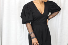 Load image into Gallery viewer, Puff Sleeve Pleated Romper
